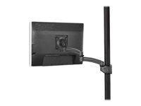 Chief Kontour K2P Single Arm Pole Monitor Mount - For Displays 10-32" - Black monteringskomponent - för LCD-display - halvblank svart K2P120B