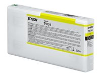 Epson T9134 - 200 ml - gul - original - bläckpatron - för SureColor SC-P5000, SC-P5000 STD Spectro, SC-P5000 Violet, SC-P5000 Violet Spectro C13T913400