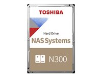 Toshiba N300 NAS - hårddisk - 18 TB - SATA 6Gb/s HDWG51JUZSVA