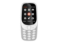 Nokia 3310 Dual SIM - matt grå - funktionstelefon - 16 MB - GSM A00028091