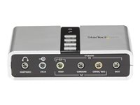 StarTech.com 7.1 USB-audio-adapter externt ljudkort med SPDIF digital audio - ljudkort ICUSBAUDIO7D