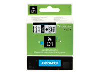 DYMO D1 - tejp - blank - 1 kassett(er) - Rulle (2,4 cm x 7 m) S0720930