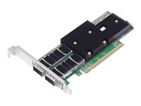 Broadcom P2200G - nätverksadapter - PCIe 5.0 x16 - 400 Gigabit QSFP112 x 2 BCM957608-P2200GQF00