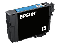 Epson 502XL - 6.4 ml - hög kapacitet - cyan - original - blister med RF-larm/akustiskt larm - bläckpatron - för Expression Home XP-5100, XP-5150; WorkForce WF-2860, WF-2865DWF, WF-2880DWF, WF-2885DWF C13T02W24020