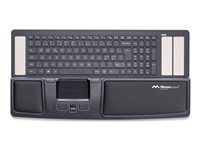 Mousetrapper Advance 2.0+ - central pekenhet - USB - svart med vita accenter - med Mousetrapper Type Keyboard MTB331