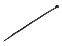 StarTech.com 15cm(6") Cable Ties, 3mm(1/8") wide, 39mm(1-3/8") Bundle Diameter, 18kg(40lb) Tensile Strength, Nylon Self Locking Zip Ties with Curved Tip, 94V-2/UL Listed, 100 Pack, Black - Nylon 66 Plastic - TAA (CBMZT6B) - kabelsamlare - TAA-kompatibel CBMZT6B