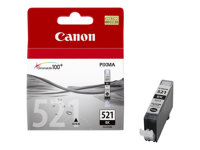 Canon CLI-521BK - 9 ml - svart - original - förpackning med stöldmärkning - bläcktank - för PIXMA iP3600, iP4700, MP540, MP550, MP560, MP620, MP630, MP640, MP980, MP990, MX860, MX870 2933B008
