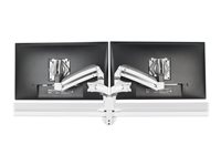 Chief Kontour KX Series monteringssats - justerbar arm - för 2 monitorer - vit KXD220W