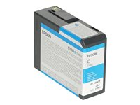 Epson T5802 - 80 ml - cyan - original - bläckpatron - för Stylus Pro 3800, Pro 3880 C13T580200