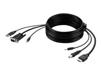 Belkin Secure KVM Combo Cable - video/USB/ljud-kabel - 3.05 m F1DN1CCBL-VH-10