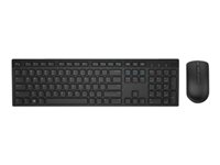 Dell KM636 - sats med tangentbord och mus - AZERTY - belgisk - svart Inmatningsenhet 6PPHW
