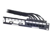 APC Data Distribution Cable - nätverkskabel - TAA-kompatibel - 7 m - svart DDCC6-023