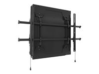 Chief Fusion Large Adjustable Wall Mount - For Flat Panel Displays - Black konsol - för platt panel - svart LSD1U