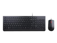 Lenovo Essential Wired Combo, Keyboard/Mouse, Norwegian 4X30L79908