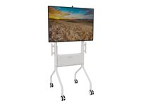 Chief Voyager Height Adjustable AV TV Cart - For LCD Displays 50-70" - White vagn - för platt panel/videokonferenssystem - vit LSCUW