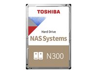 Toshiba N300 NAS - hårddisk - 8 TB - SATA 6Gb/s HDWG480UZSVA