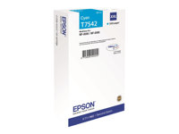 Epson T7542 - 69 ml - XXL-storlek - cyan - original - bläckpatron - för WorkForce Pro WF-8090, WF-8090 D3TWC, WF-8090DW, WF-8590, WF-8590 D3TWFC, WF-8590DWF C13T754240