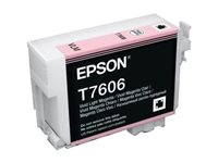 Epson T7606 - 26 ml - intensiv ljus magenta - original - blister - bläckpatron - för SureColor P600, SC-P600 C13T76064010