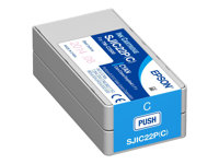 Epson SJIC22P(C) - Cyan - original - bläckpatron - för TM C3500 C33S020602