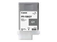 Canon PFI-106 PGY - 130 ml - grå för fotoutskrift - original - bläcktank - för imagePROGRAF iPF6400, iPF6400SE, IPF6450 6631B001AA