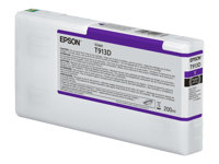 Epson T913D - 200 ml - violett - original - bläckpatron - för SureColor SC-P5000 Violet, SC-P5000 Violet Spectro C13T913D00