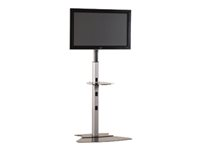 Chief Large Flat Panel Floor Stand Display Mount - For Displays 42-86" - Black ställ - teleskopisk - för platt panel - svart PF1UB