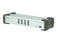 ATEN CS1914 KVMP Switch - omkopplare för tangentbord/video/mus/ljud/USB - 4 portar CS1914-AT-G