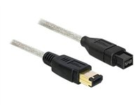 Delock - IEEE 1394-kabel - FireWire 800 till 6 pin FireWire - 1 m 82595
