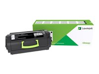 Lexmark 522E - Svart - original - tonerkassett LCCP, LRP, Lexmark Corporate - för Lexmark MS810, MS811, MS812 52D200E