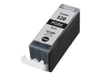 Canon PGI-520BK - 19 ml - svart - original - bläcktank - för PIXMA iP3600, iP4700, MP540, MP550, MP560, MP620, MP630, MP640, MP980, MP990, MX860, MX870 2932B001