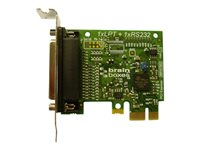 Brainboxes PX-157 - parallell adapter - PCIe - IEEE 1284 - TAA-kompatibel 0C33239