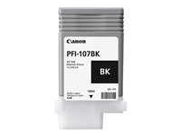 Canon PFI-107 BK - 130 ml - foto-svart - original - bläcktank - för imagePROGRAF iPF670, iPF680, iPF685, iPF770, iPF780, iPF785 6705B001