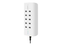 Belkin ROCKSTAR laddningsstation - 10 x 4-stifts USB typ A - 120 Watt B2B139vf