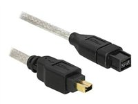 Delock - IEEE 1394-kabel - FireWire 800 till 4 pin FireWire - 2 m 82589