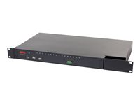 APC KVM 2G Enterprise Analog - omkopplare för tangentbord/video/mus/USB - 16 portar - rackmonterbar KVM0216A