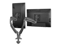 Chief Kontour Dual Display Desk Mount - For Displays 10-32" - Black monteringssats - för 2 LCD-bildskärmar - svart K1D220B