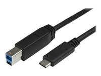 StarTech.com USB C to USB B Printer Cable - 6 ft / 2m - USB C Printer Cable - USB C to USB B Cable - USB Type C to Type B (USB315CB2M) - USB-kabel - 24 pin USB-C till USB Type B - 2 m USB315CB2M