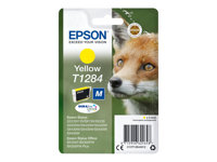 Epson T1284 - 3.5 ml - M-storlek - gul - original - blister - bläckpatron - för Stylus S22, SX130, SX230, SX235, SX430, SX435, SX438, SX440, SX445; Stylus Office BX305 C13T12844012