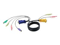 ATEN 2L-5303P - kabel för tangentbord/mus/video/ljud - 3 m 2L-5303P