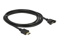 Delock HDMI-förlängningskabel med Ethernet - 2 m 85464