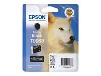 Epson T0968 - 11.4 ml - mattsvart - original - blister - bläckpatron - för Stylus Photo R2880 C13T09684010