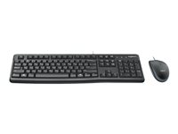 Logitech Desktop MK120 - sats med tangentbord och mus - ryska Inmatningsenhet 920-002561