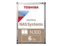 Toshiba N300 NAS - hårddisk - 6 TB - SATA 6Gb/s HDWG460EZSTA