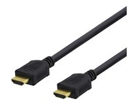 DELTACO HDMI-1030D - HDMI-kabel med Ethernet - 3 m HDMI-1030D