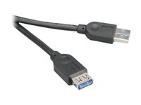 Akasa - USB-förlängningskabel - USB typ A till USB typ A - 1.5 m AK-CBUB02-15BK