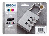 Epson 35 Multipack - 4-pack - svart, gul, cyan, magenta - original - blister med RF-larm/akustiskt larm - bläckpatron - för WorkForce Pro WF-4720, WF-4720DWF, WF-4725DWF, WF-4730, WF-4730DTWF, WF-4740, WF-4740DTWF C13T35864020