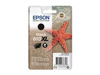 Epson 603XL - 8.9 ml - XL - svart - original - blister med RF-larm/akustiskt larm - bläckpatron - för Expression Home XP-2150, 2155, 3150, 3155, 4150, 4155; WorkForce WF-2820, 2840, 2845, 2870 C13T03A14020