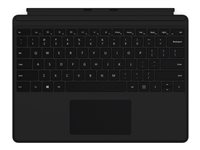 Microsoft Surface Pro Keyboard - tangentbord - med pekdyna - QWERTY - svart Inmatningsenhet QJW-00007