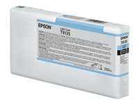 Epson T9135 - 200 ml - ljus cyan - original - bläckpatron - för SureColor SC-P5000, SC-P5000 STD Spectro, SC-P5000 Violet, SC-P5000 Violet Spectro C13T913500