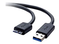 Belkin - USB-kabel - USB typ A till Micro-USB typ B - 90 cm F3U166BT0.9M